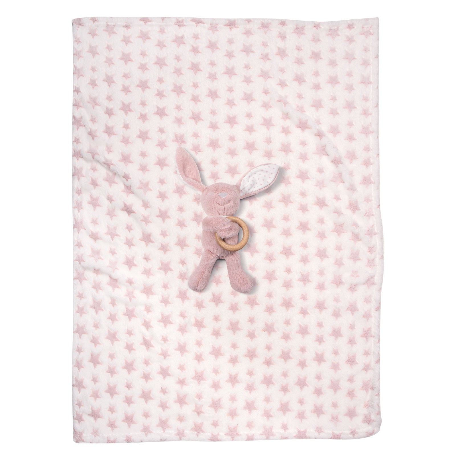 GREENWICH POLO CLUB ΚΟΥΒΕΡΤΑ FLEECE ΑΓΚΑΛΙΑΣ ESSENTIAL 8845 PINK, WHITE