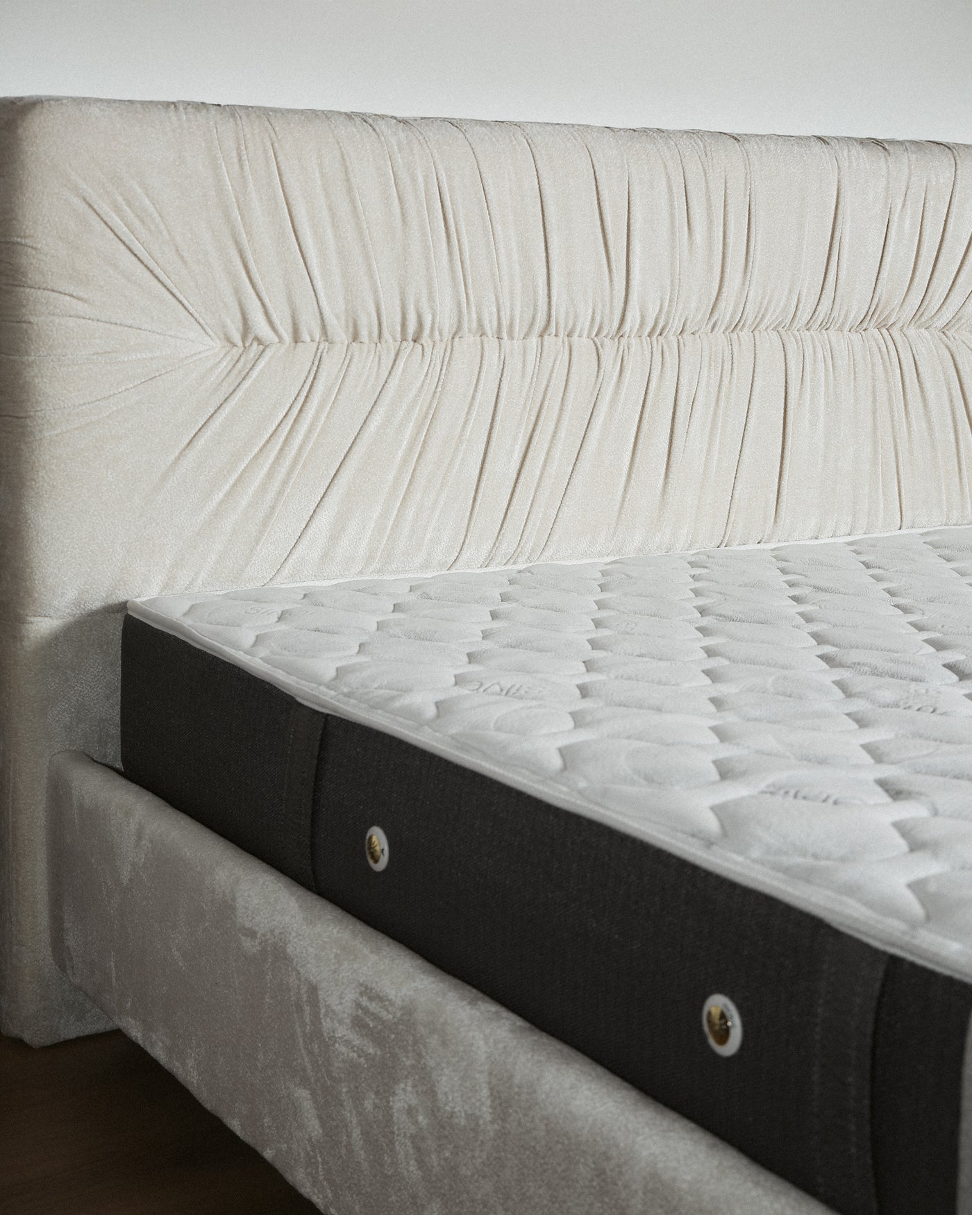 Stroma mattress on an upholstered divan base