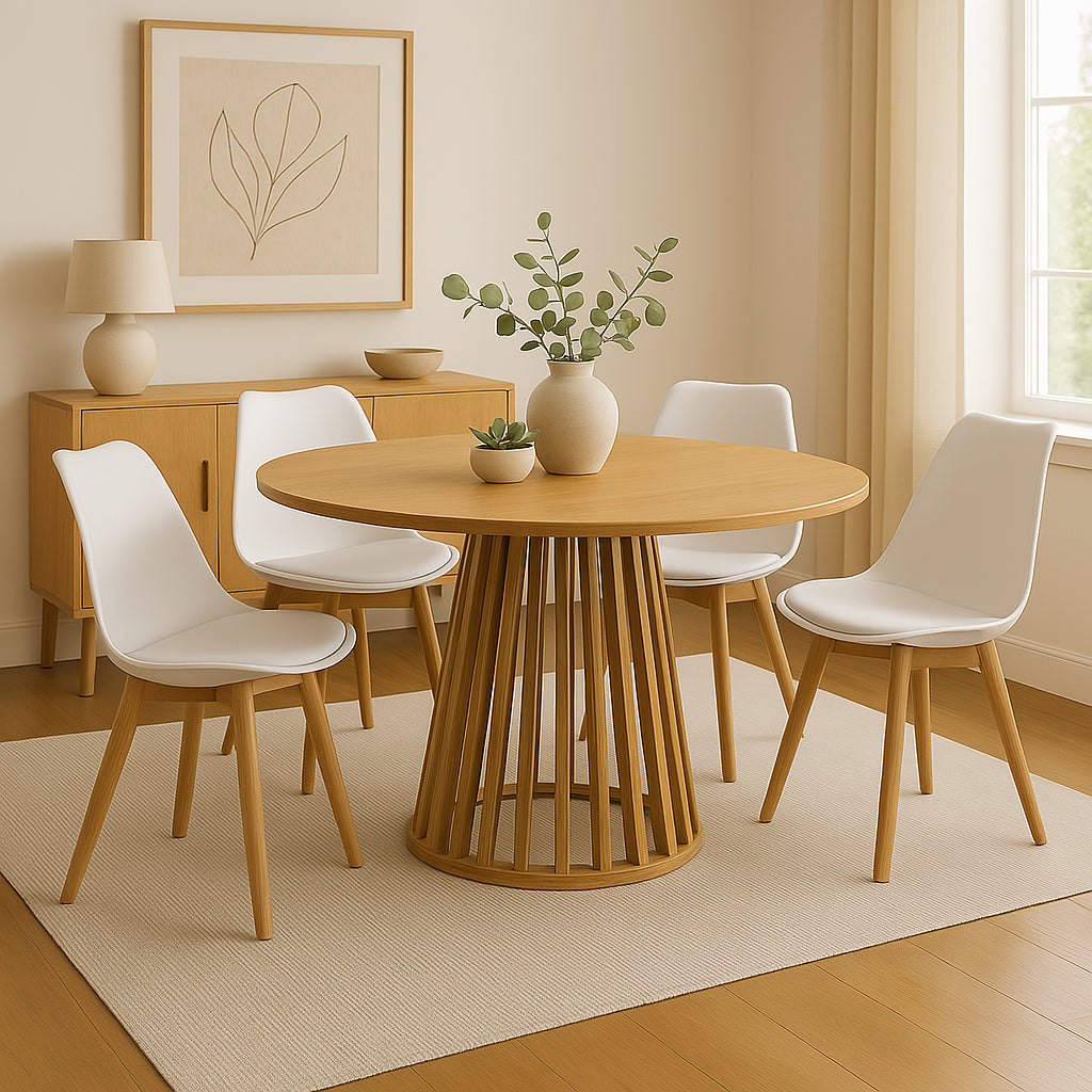 Dining table Domonic pakoworld natural D120x75cm