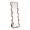 Kerly pakoworld mirror beige velvet 60x33x160cm