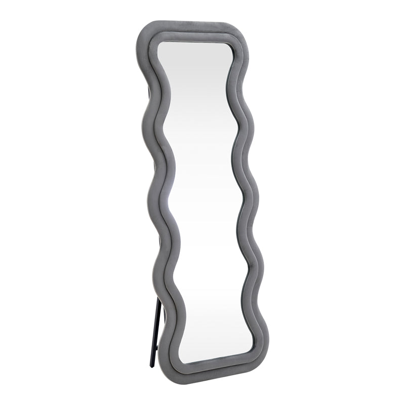Kerly pakoworld mirror grey velvet 60x33x160cm