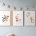 Wall art in frame Luthra pakoworld triptyque with digital print 33x1.5x48cm