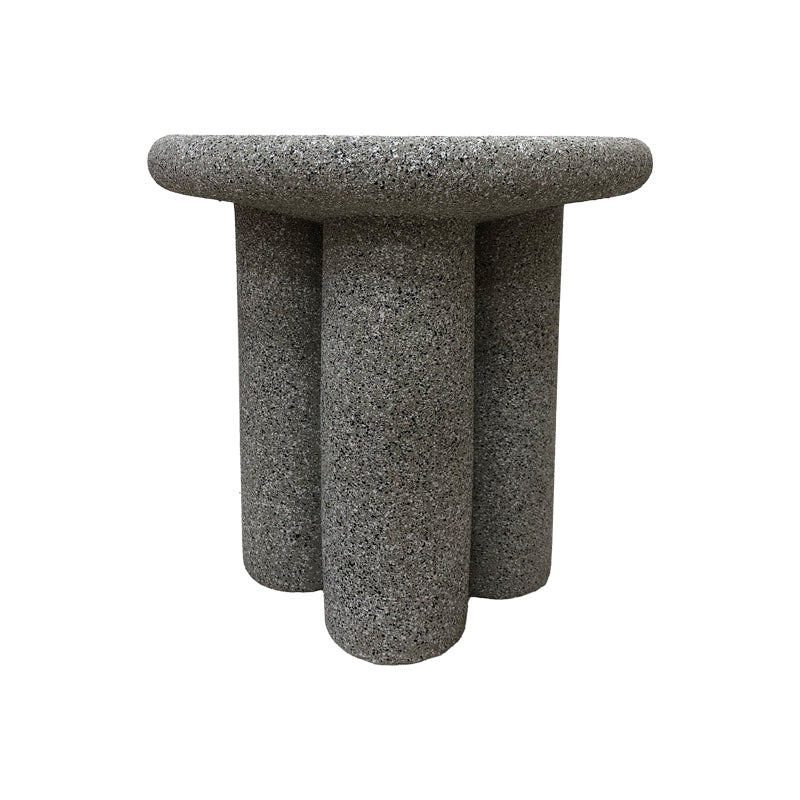 Side table Nenia pakoworld grey MGO D40x45cm