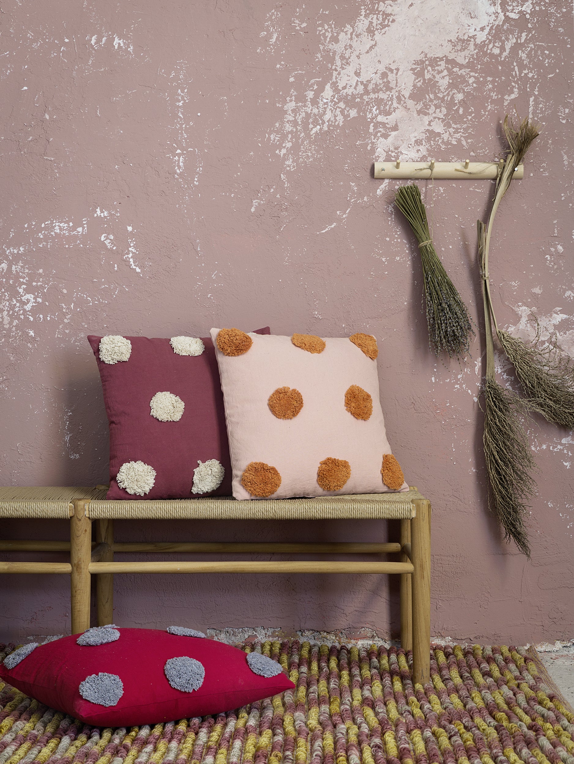 Διακοσμητικό μαξιλάρι 45x45 - Borla Wine Red