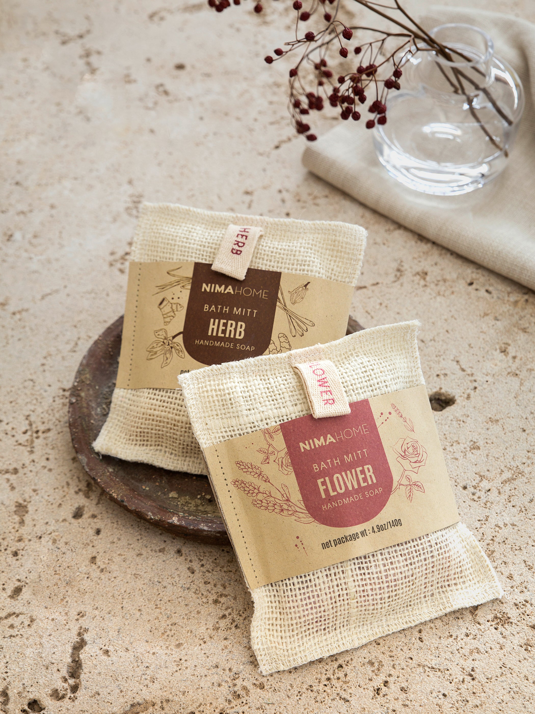 Σαπούνι/Σφουγγάρι απολέπισης 140g Wash Pad - Herb