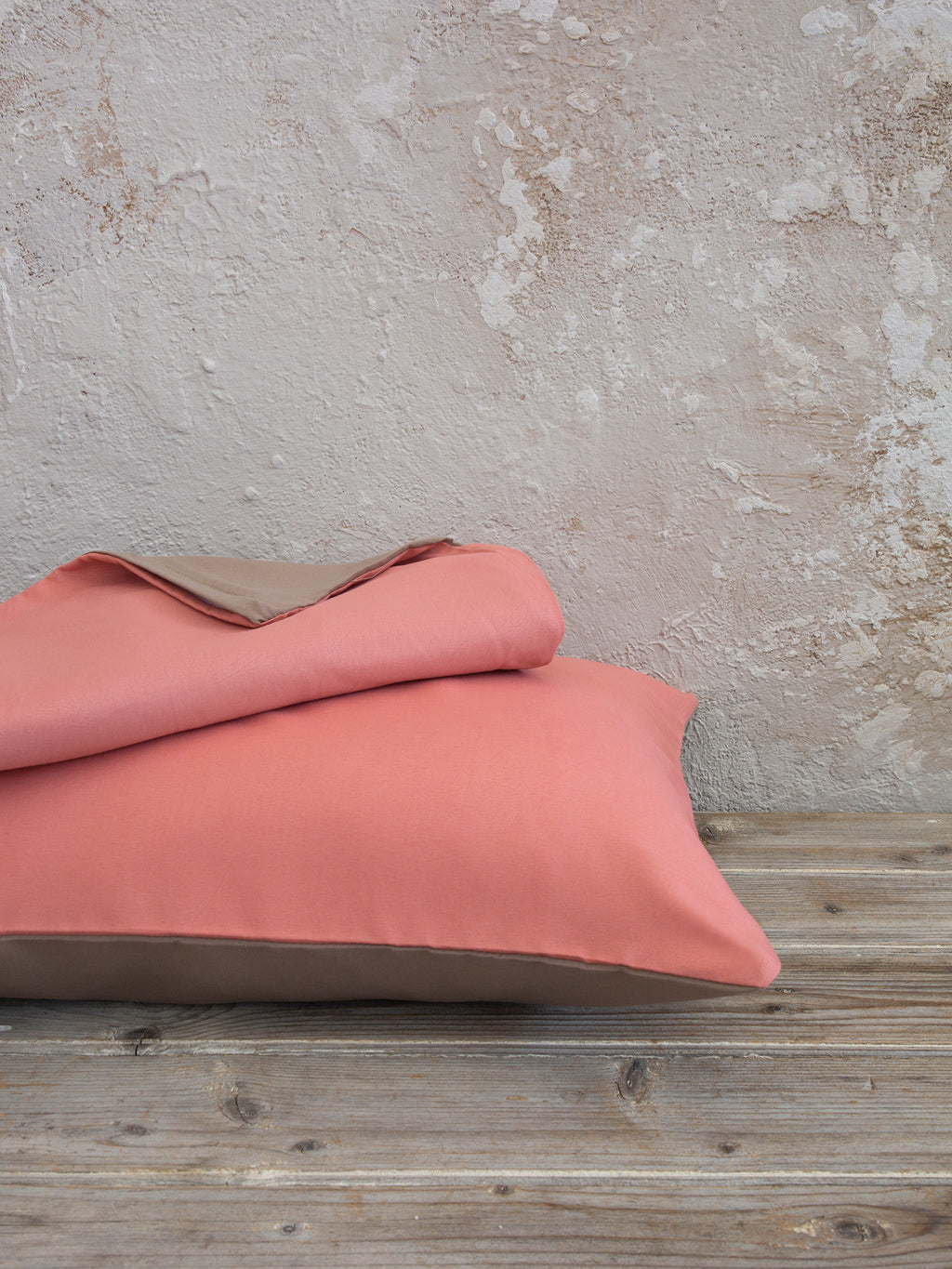 Σετ Παπλωματοθήκη Υπέρδιπλη Abalone - Brown / Terracotta