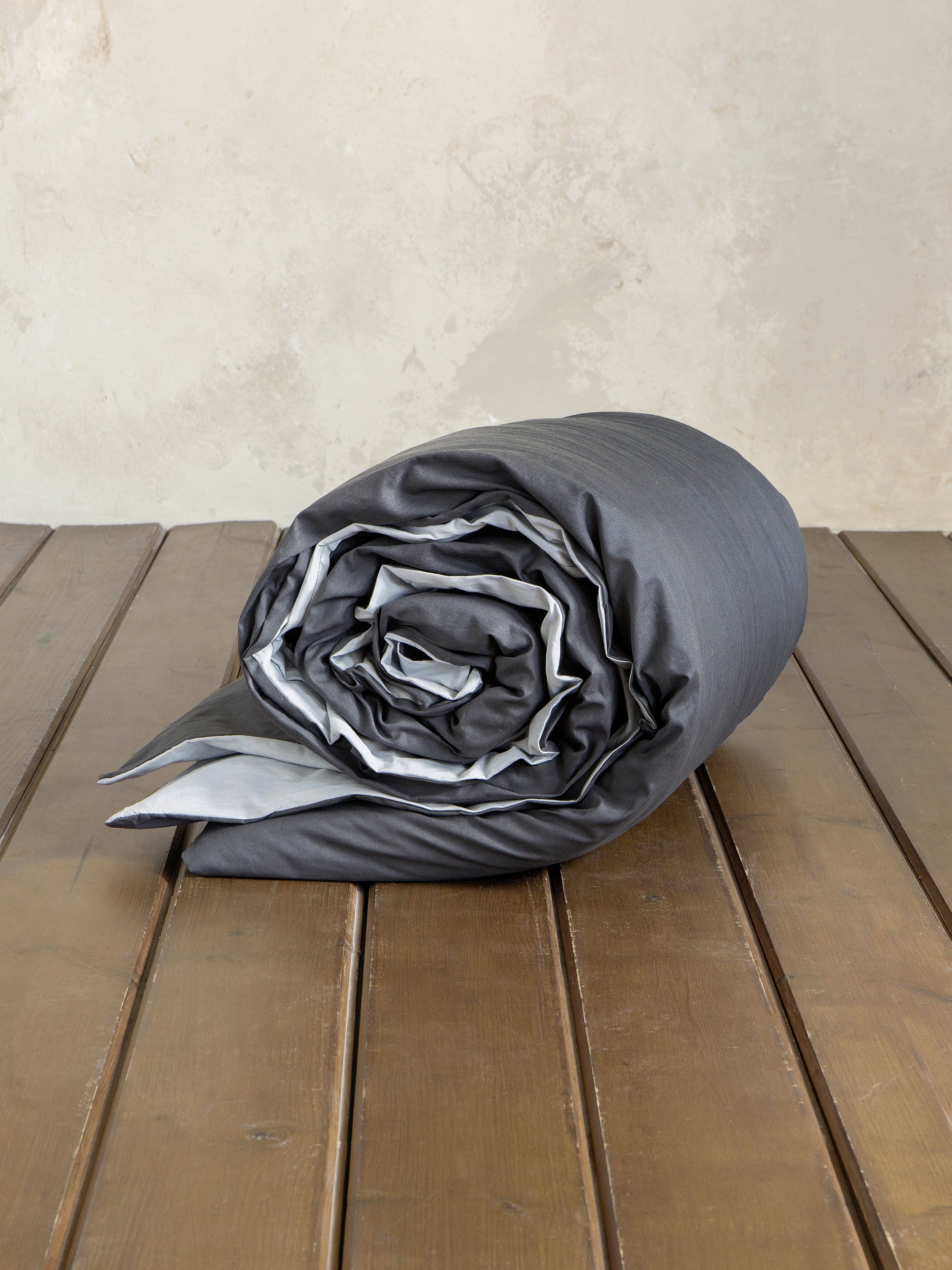 Παπλωματοθήκη Γίγας Colors - Shiny Gray / Midnight Gray