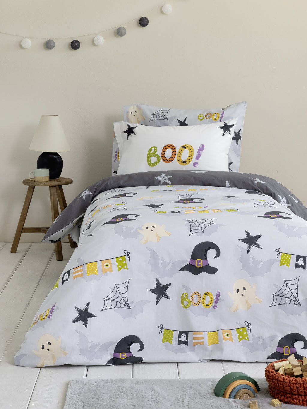 Σετ Παπλωματοθήκη Μονή - Boo!