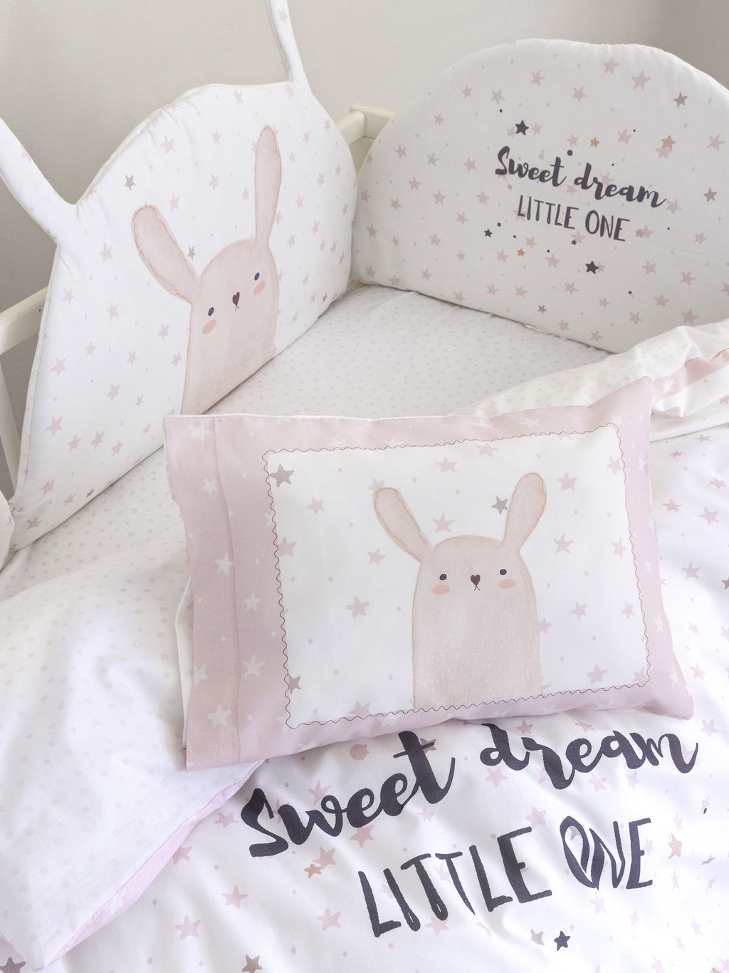 Σετ Παπλωματοθήκη Κούνιας - Lovely Bunny
