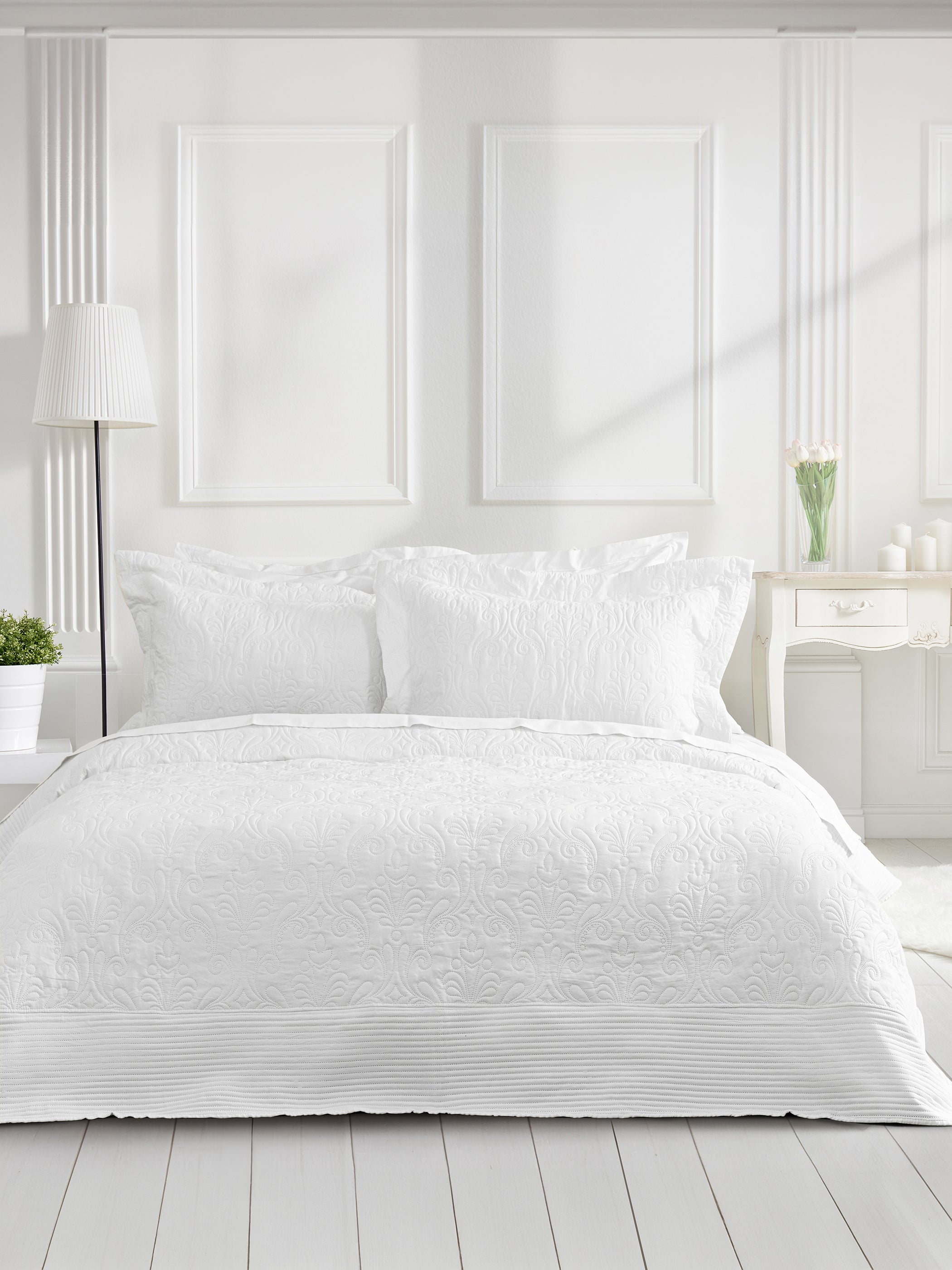 Σετ Κουβερλί 240x260 - Harmony White