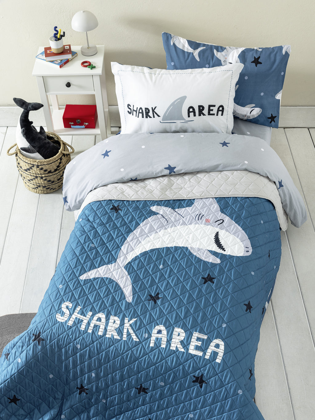 Κουβερλί Μονό 160x220 - Shark Area