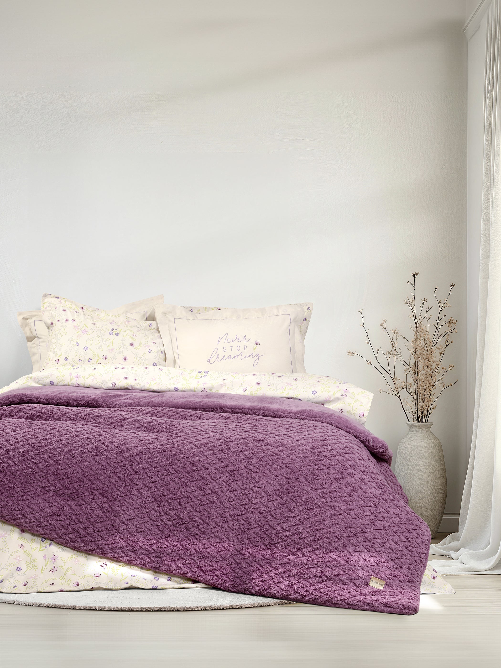 Κουβέρτα/Πάπλωμα Γίγας 240x260 - Muffle Mauve