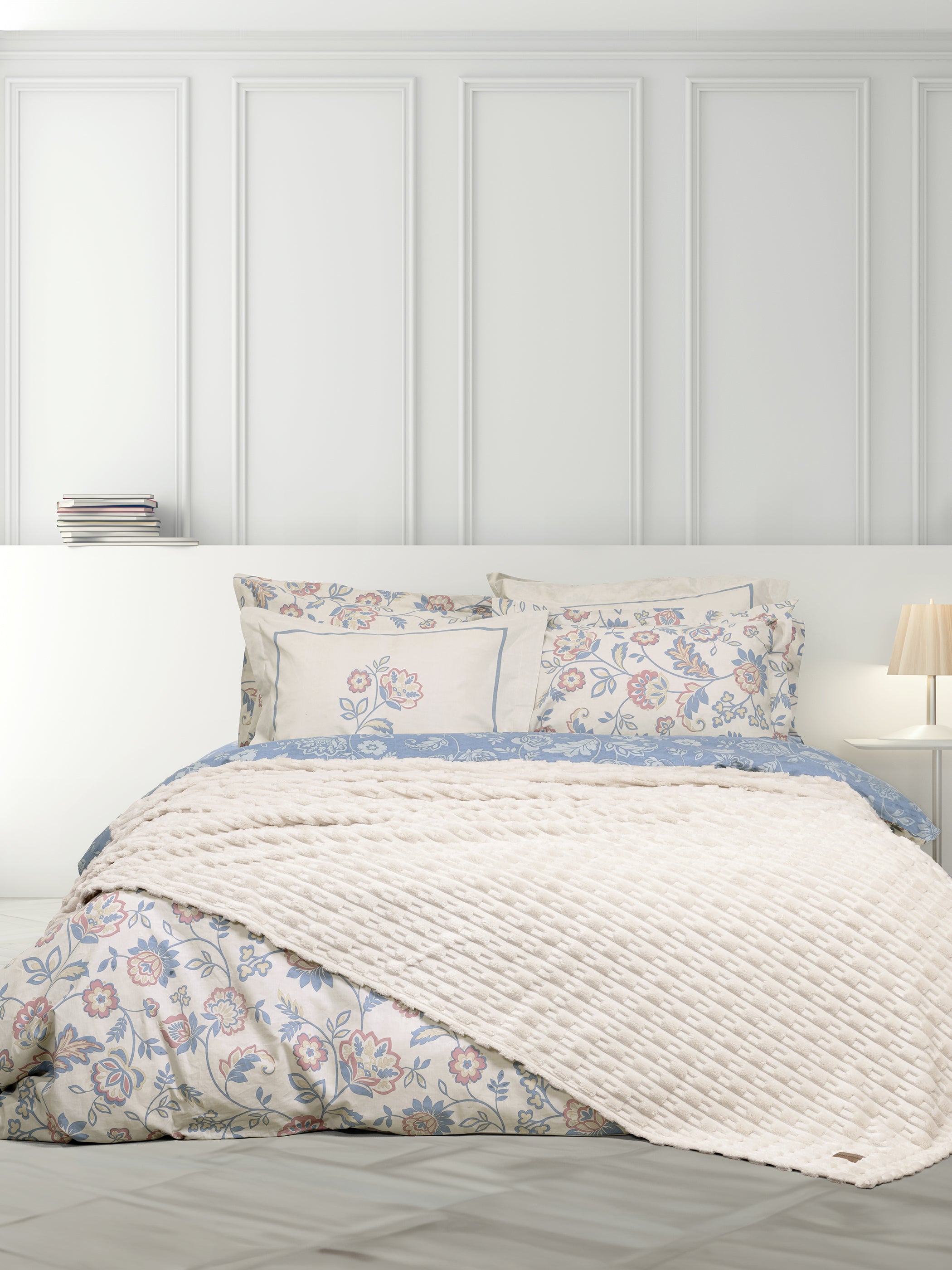 Κουβέρτα Υπέρδιπλη 220x240 - Savara Light Beige