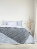 Κουβέρτα Υπέρδιπλη 220x240 - Savara Dark Gray
