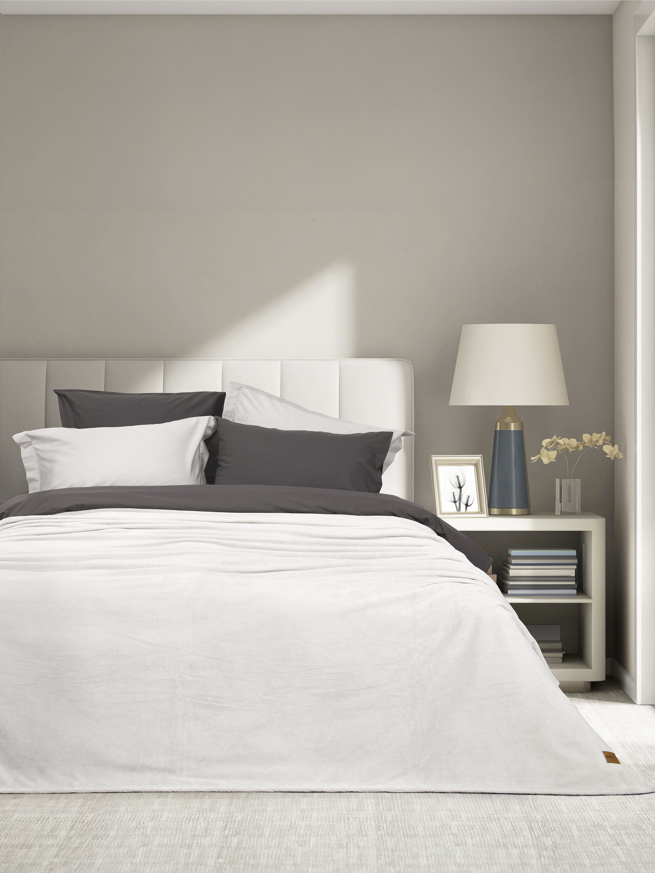 Κουβέρτα Υπέρδιπλη 220x240 - Alpa Gray
