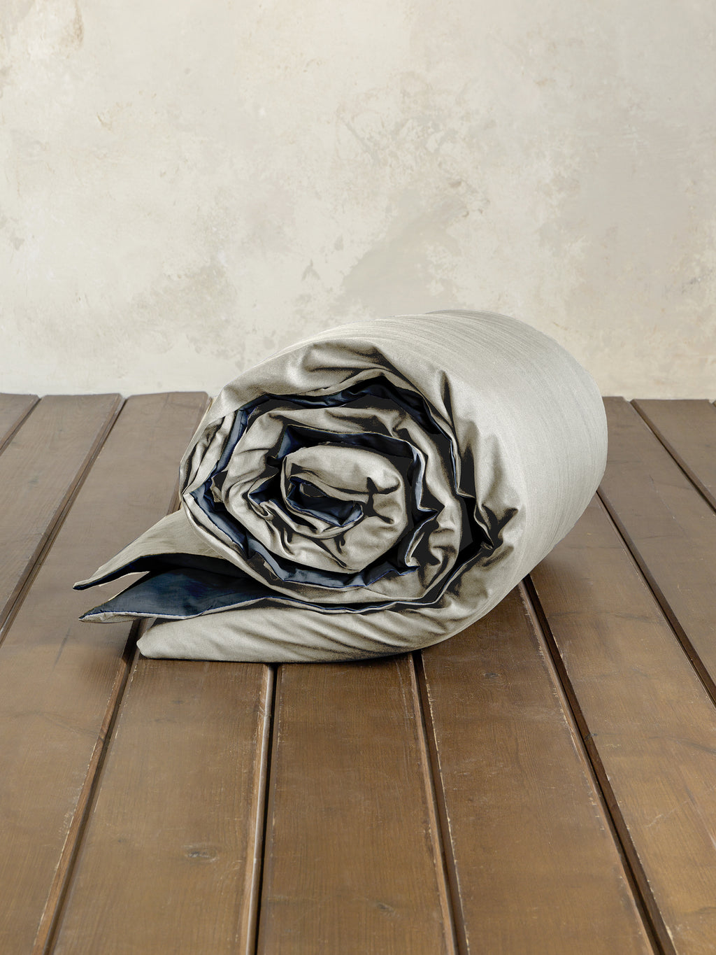 Παπλωματοθήκη Γίγας Colors - Oat Beige / Midnight Gray