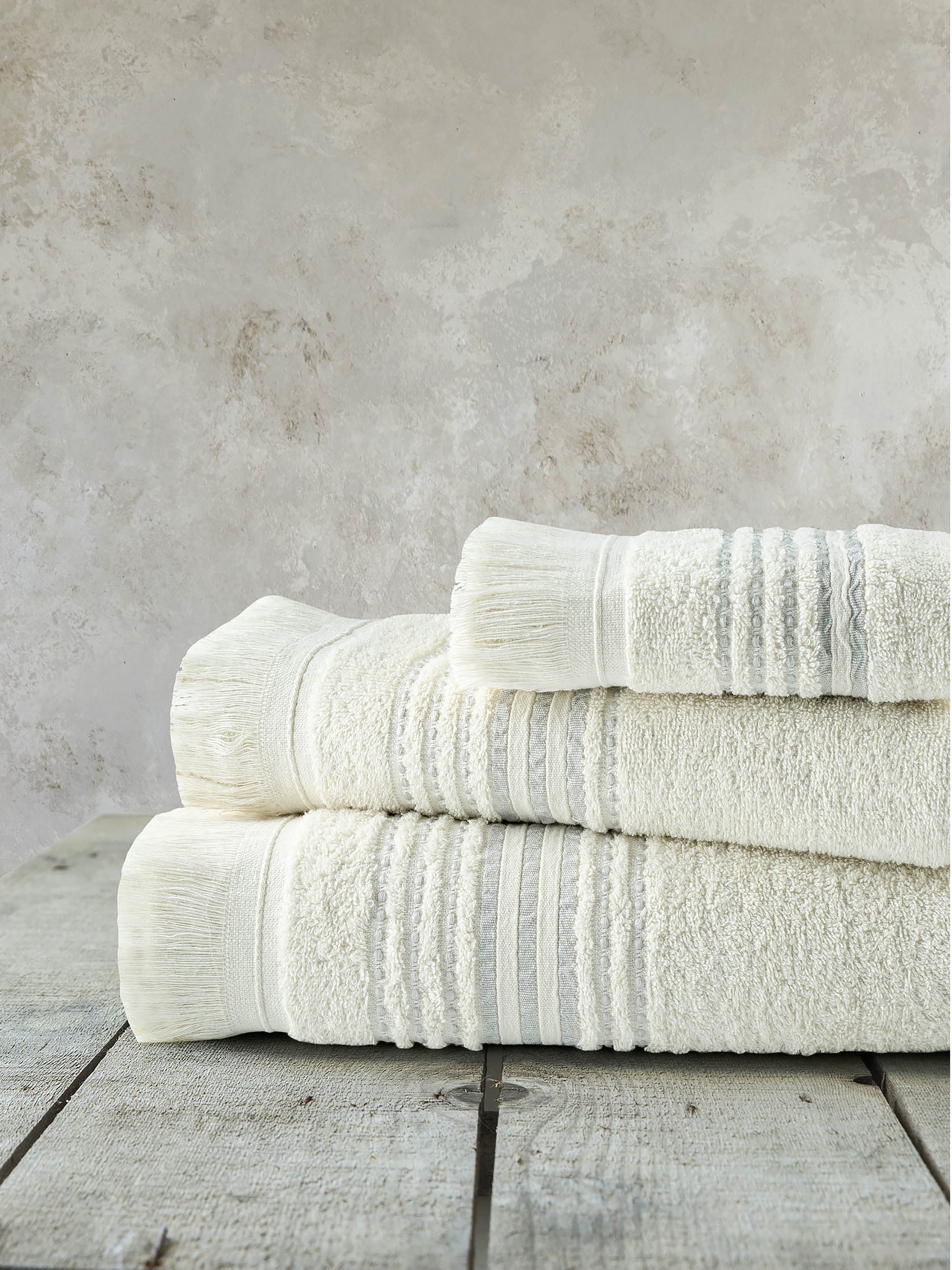 Σετ Πετσέτες (30x50 + 50x90 + 70x140) - Allora Light Beige