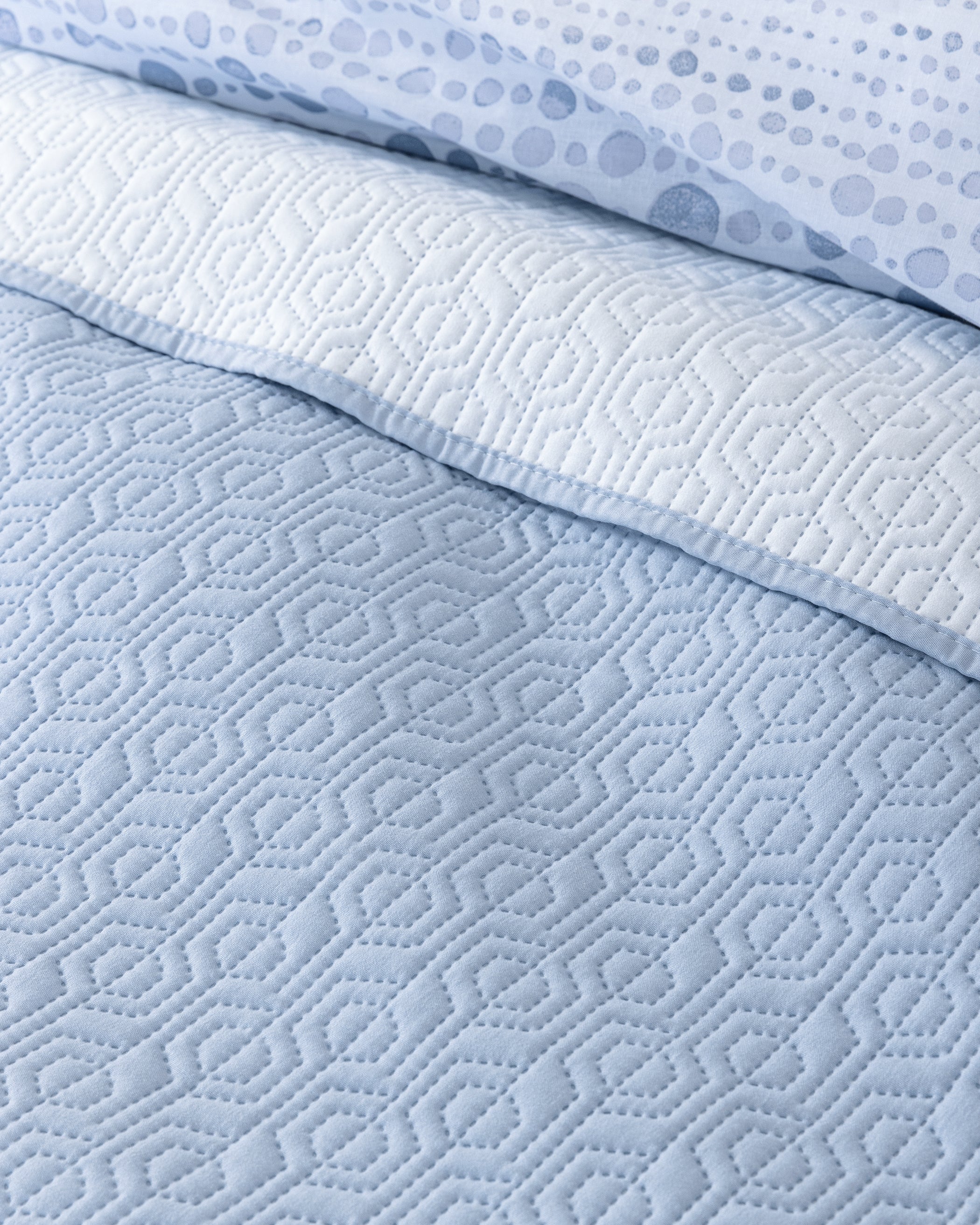 Κουβερλί Ημίδιπλο 180x240 - Orion Sky Blue / Light Blue