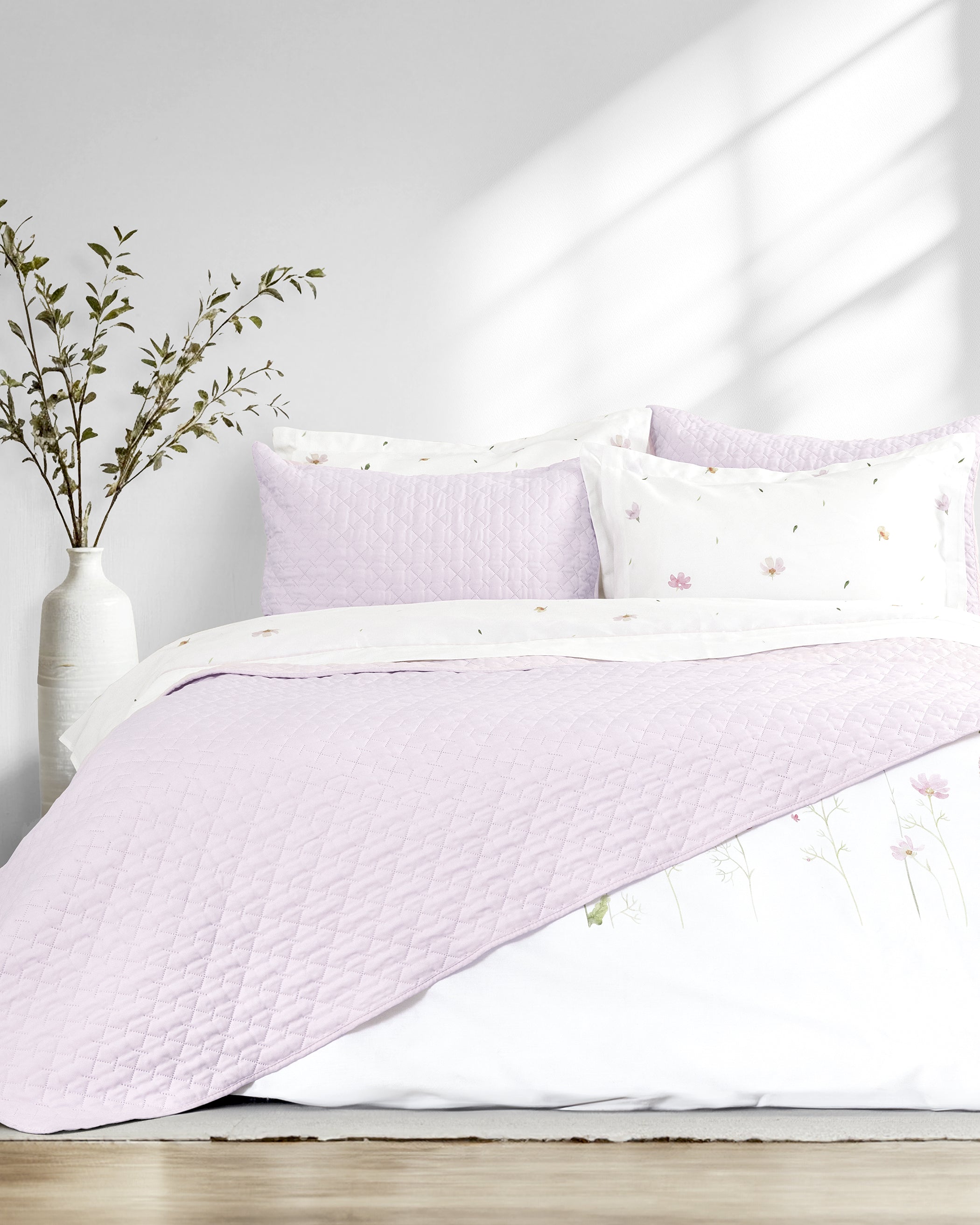 Κουβερλί Γίγας 240x260 - Arden Lilac / Pink