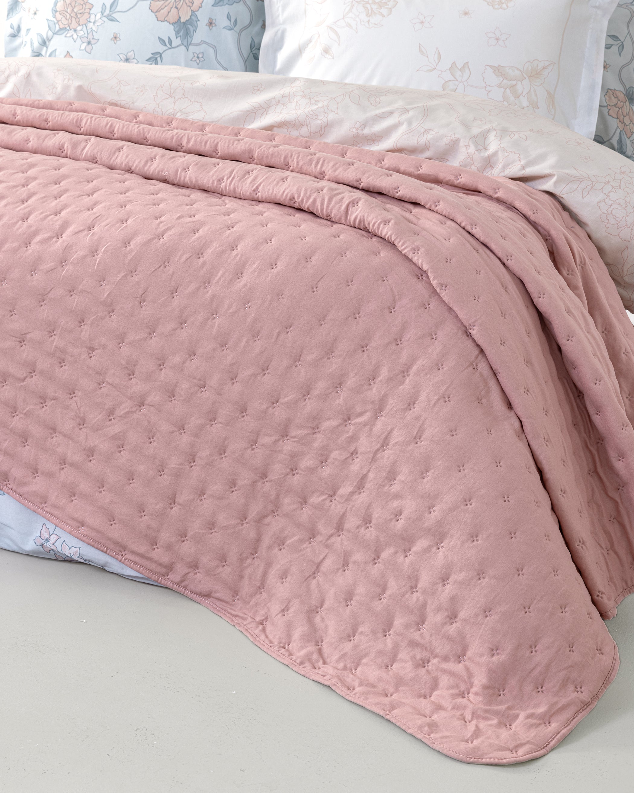 Κουβερλί Γίγας 240x260 - Clay Apple Pink