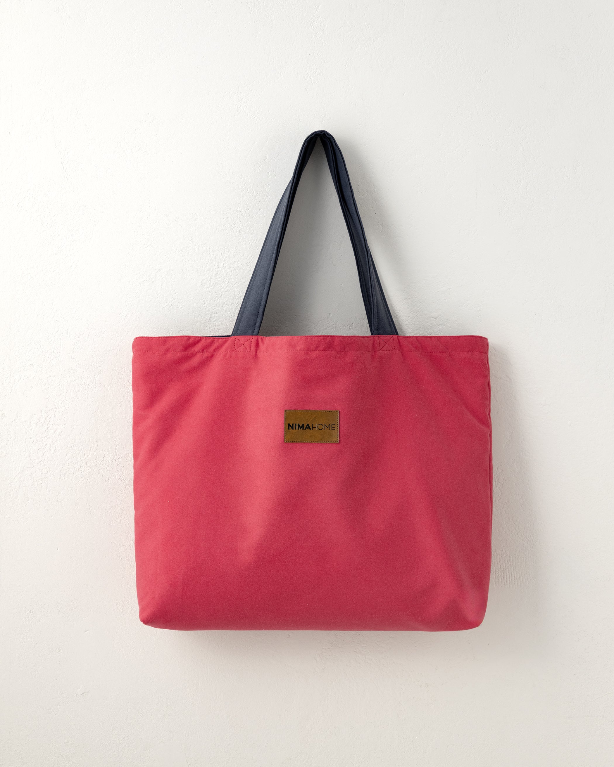 Τσάντα Θαλάσσης 37x54 - Riva Vivid Pink / Dark Gray