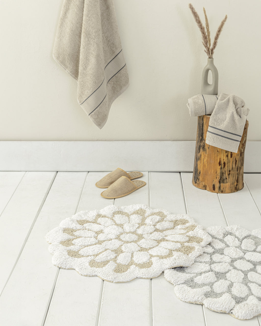 Ταπέτο Δ:60 - Petal Light Beige