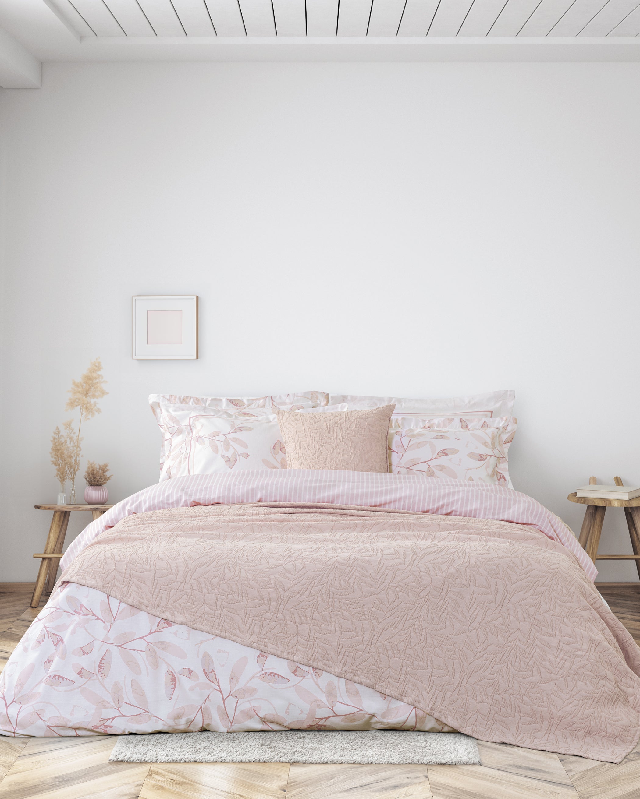 Κουβέρτα Γίγας 240x260 - Nuve Powder Pink
