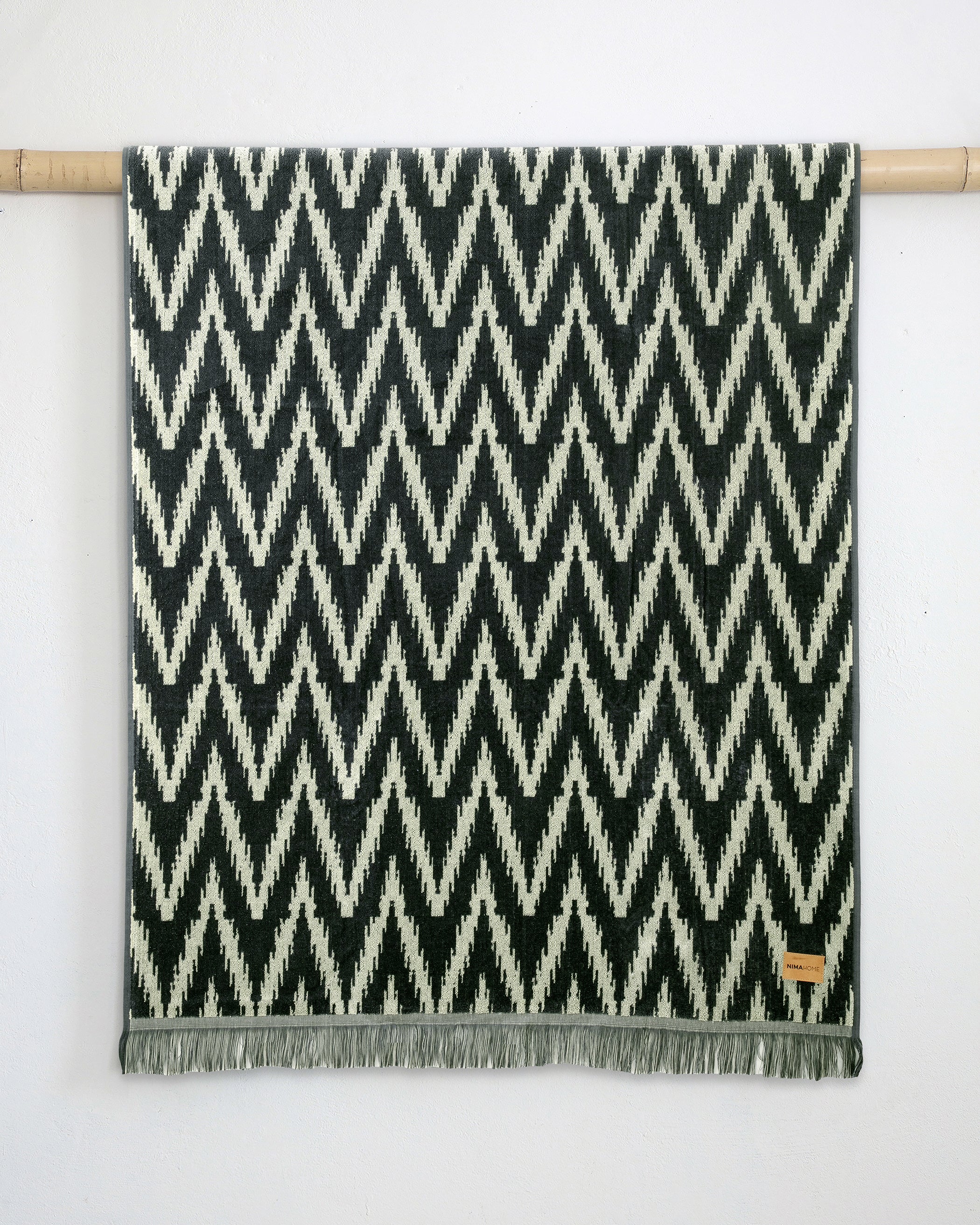 Πετσέτα Θαλάσσης 90x160 - Chevron Jacquard