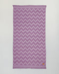 Πετσέτα Θαλάσσης 90x160 - Vida Purple Jacquard