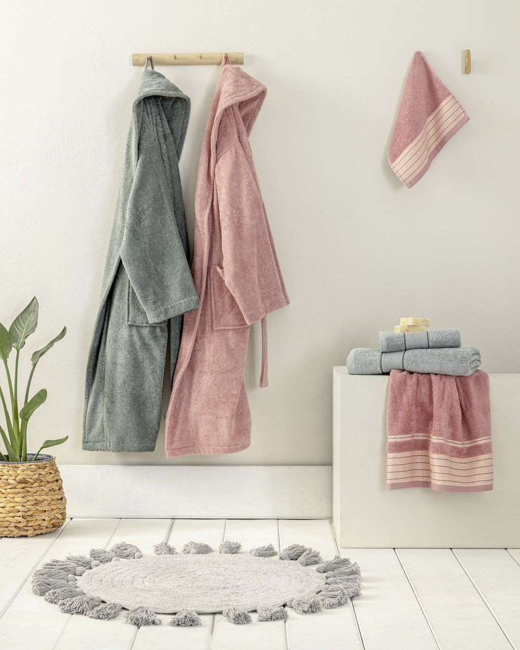 Μπουρνούζι Κιμονό Pure - Medium - Gray