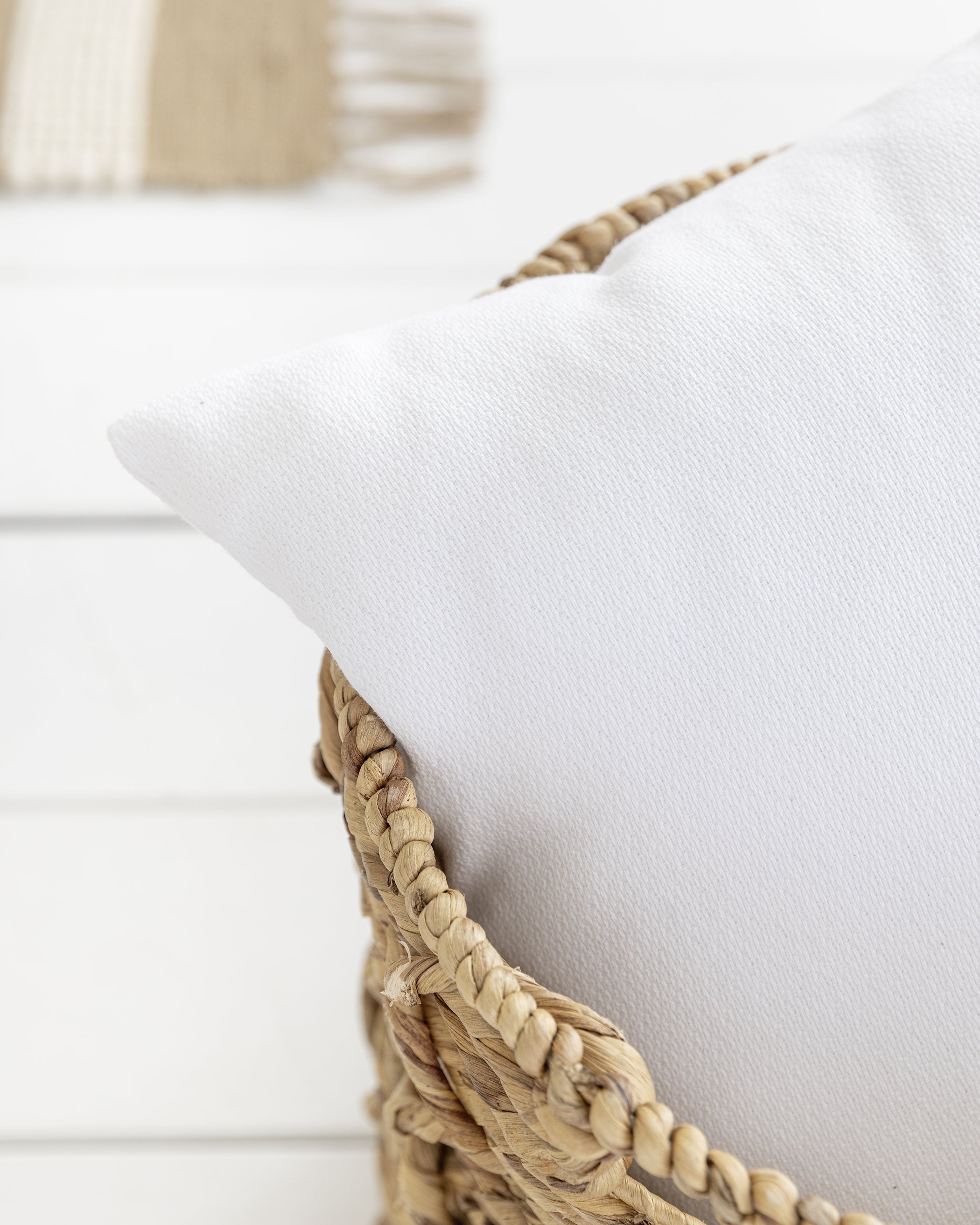 Διακοσμητική Μαξιλαροθήκη 45x45 - Iris White