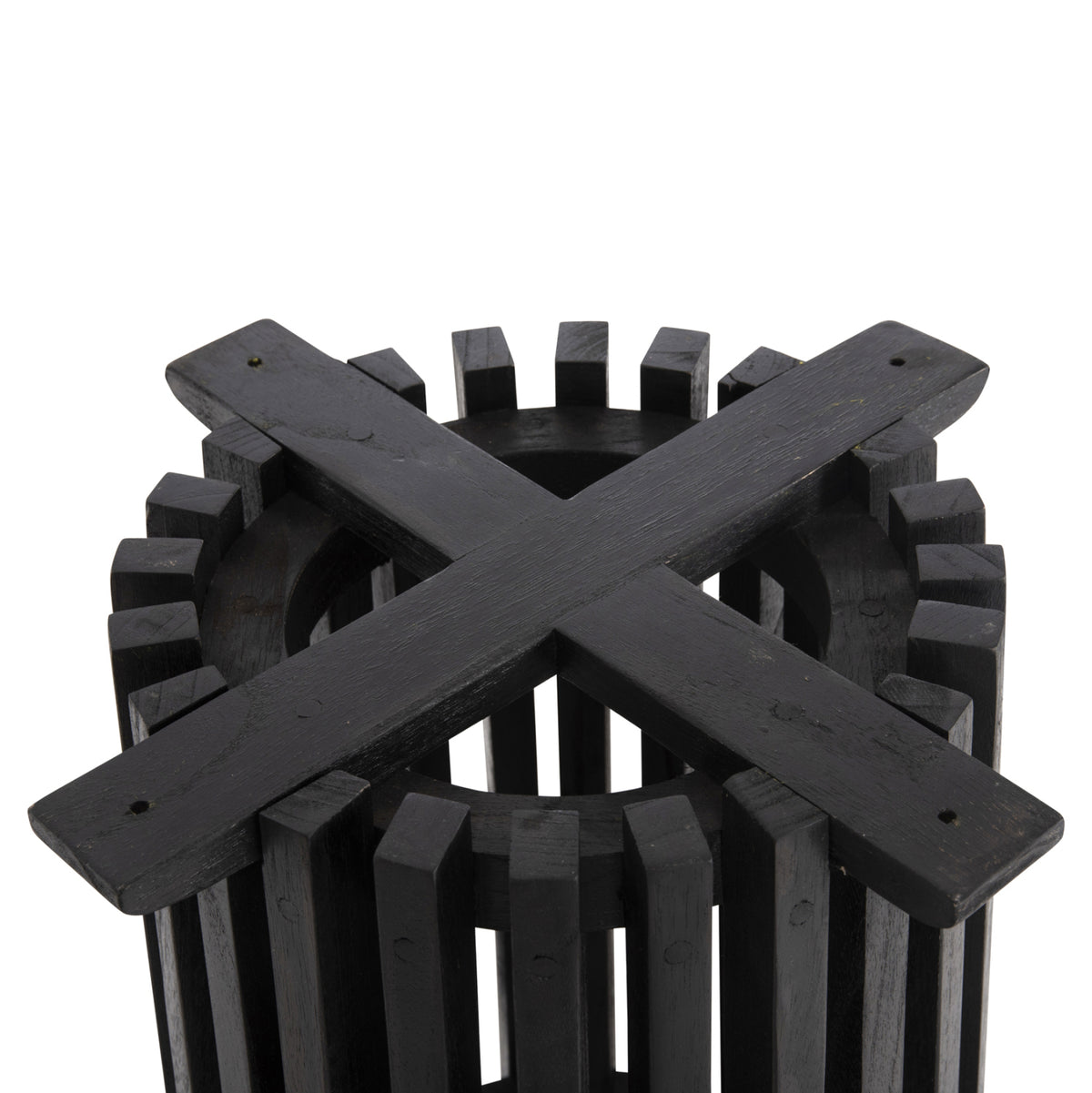 ΒΑΣΗ BAR STAND ΕΣΩΤ.ΧΩΡΟΥ ΜΕΣ.ΥΨΟΥΣ ΣΤΡΟΓΓΥΛΗ FRANTZ HM9857.12 MINDI ΞΥΛΟ ΣΕ ΜΑΥΡΟ Φ40x90Υεκ.