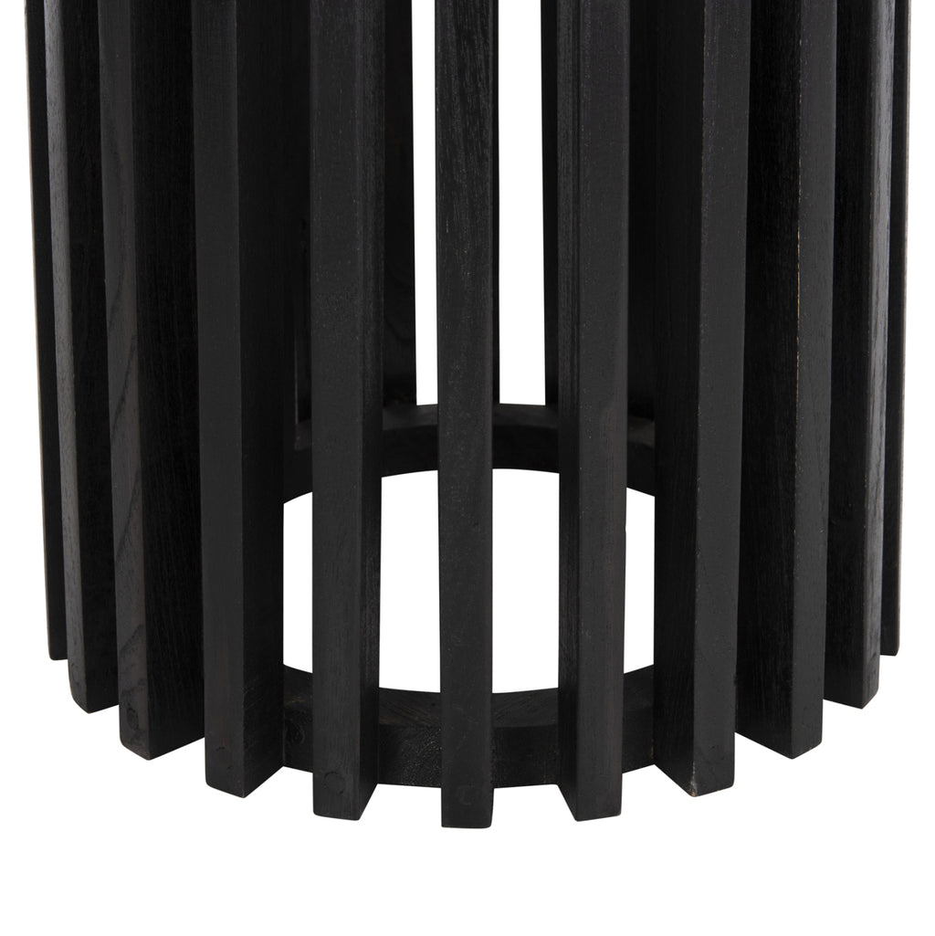 ΒΑΣΗ BAR STAND ΕΣΩΤ.ΧΩΡΟΥ ΜΕΣ.ΥΨΟΥΣ ΣΤΡΟΓΓΥΛΗ FRANTZ HM9857.12 MINDI ΞΥΛΟ ΣΕ ΜΑΥΡΟ Φ40x90Υεκ.