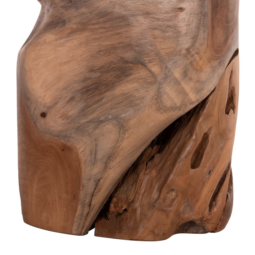 ΒΟΗΘΗΤΙΚΟ ΣΚΑΜΠΟ/ΤΡΑΠΕΖΑΚΙ STOMP HM9350.11 ΞΥΛΟ TEAK-ΦΥΣΙΚΟ Φ30x45Υεκ.