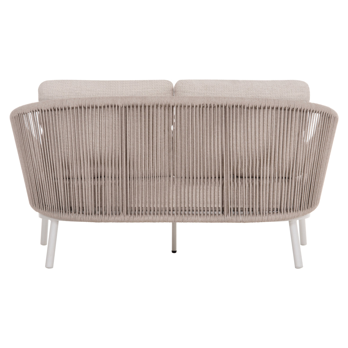 DAYBED ΣΕΙΡΑ XANTION HM6474.02 ΛΕΥΚΟ ΑΛΟΥΜΙΝΙΟ--ΣΧΟΙΝΙ--OLEFIN 157x147x88Υεκ