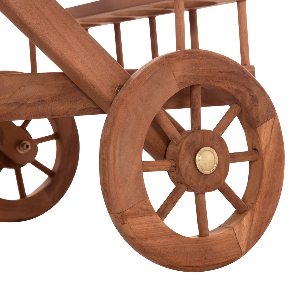 ΔΙΣΚΟΣ ΣΕΡΒΙΡΙΣΜΑΤΟΣ ΣΕ ΤΡΟΛΕΥ ALFRED HM4579 ΞΥΛΟ TEAK--ΦΥΣΙΚΟ 86x56x80Υεκ.