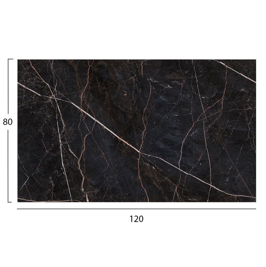 ΕΠΙΦΑΝΕΙΑ ΤΡΑΠΕΖΙΟΥ HPL ΟΡΘΟΓΩΝΙΑ HM5840.34 BLACK MARBLE 120x80εκ.