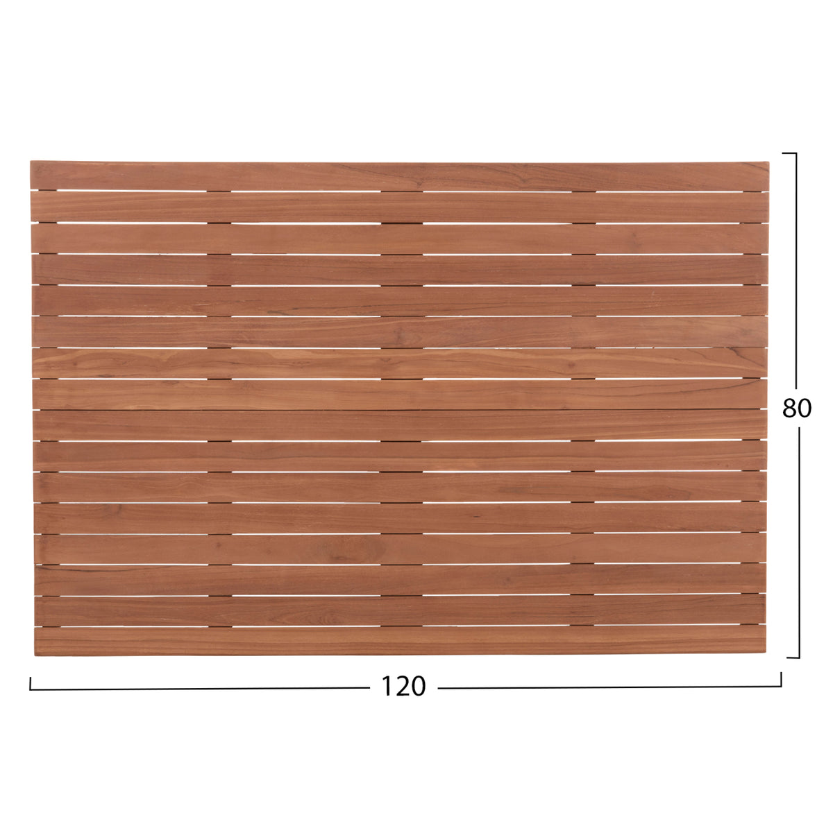 ΕΠΙΦΑΝΕΙΑ ΤΡΑΠΕΖΙΟΥ ΟΡΘΟΓΩΝΙΑ HM18138 ΞΥΛΟ TEAK--ΦΥΣΙΚΟ 120x80x4(πάχος)εκ.