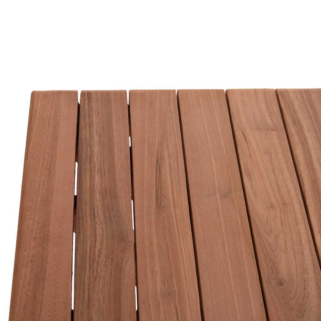 ΕΠΙΦΑΝΕΙΑ ΤΡΑΠΕΖΙΟΥ ΤΕΤΡΑΓΩΝΗ HM18135 ΞΥΛΟ TEAK--ΦΥΣΙΚΟ 60x60x4(πάχος)εκ.