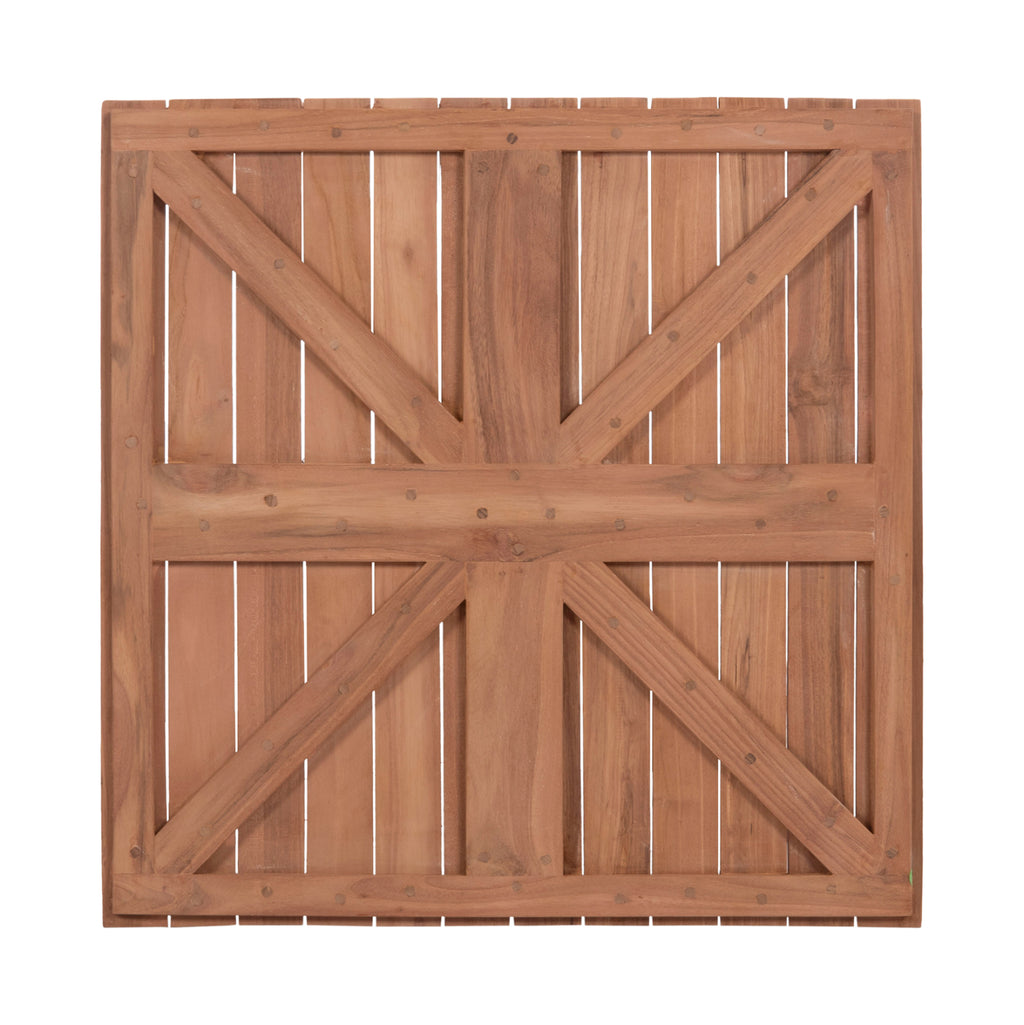 ΕΠΙΦΑΝΕΙΑ ΤΡΑΠΕΖΙΟΥ ΤΕΤΡΑΓΩΝΗ HM18135 ΞΥΛΟ TEAK--ΦΥΣΙΚΟ 60x60x4(πάχος)εκ.