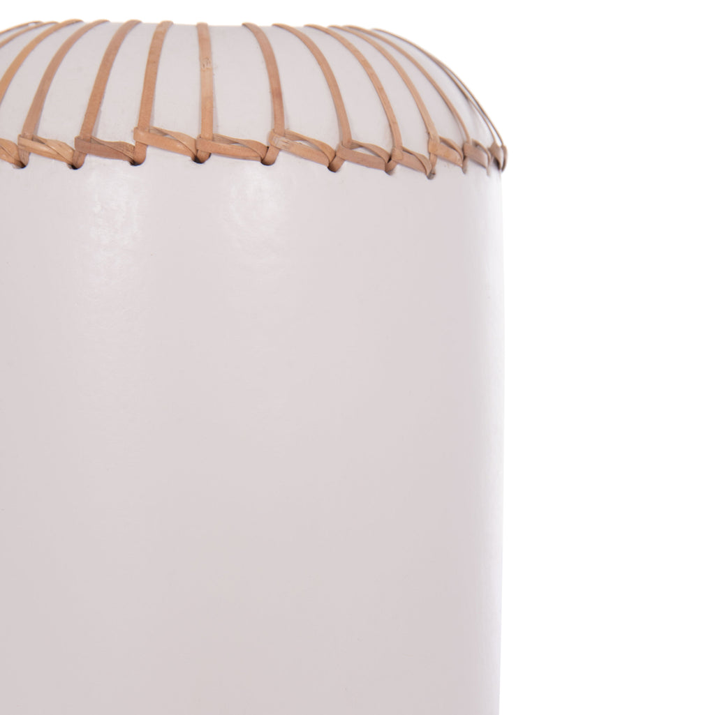 ΕΠΙΤΡΑΠΕΖΙΟ ΔΙΑΚΟΣΜΗΤΙΚΟ ΒΑΖΟ LENNOX HM4675.02S TΕΡΑΚΟΤΑ ΣΕ ΛΕΥΚΟ--Φ18x33Υεκ.