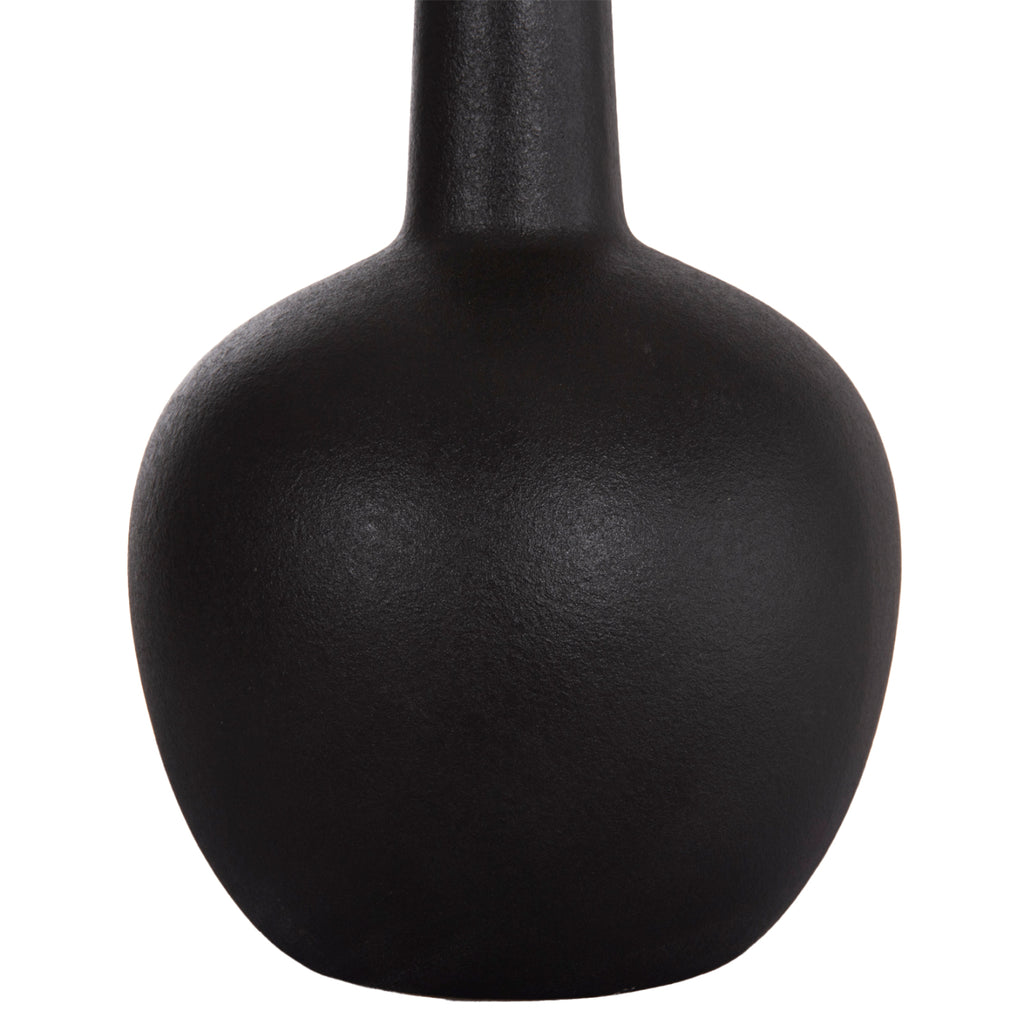 ΕΠΙΤΡΑΠΕΖΙΟ ΚΕΡΑΜΙΚΟ ΔΙΑΚΟΣΜΗΤΙΚΟ ELENDIL HM4593.02 ΜΑΥΡΟ ΜΑΤ 14,5x25Υεκ