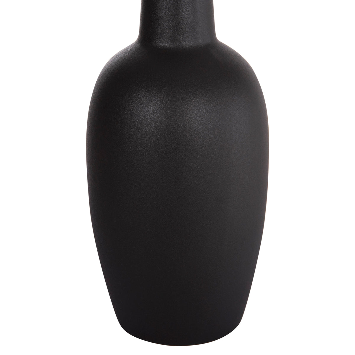 ΕΠΙΤΡΑΠΕΖΙΟ ΚΕΡΑΜΙΚΟ ΔΙΑΚΟΣΜΗΤΙΚΟ ELENDIL HM4592.02 ΜΑΥΡΟ ΜΑΤ Φ10x30Υεκ
