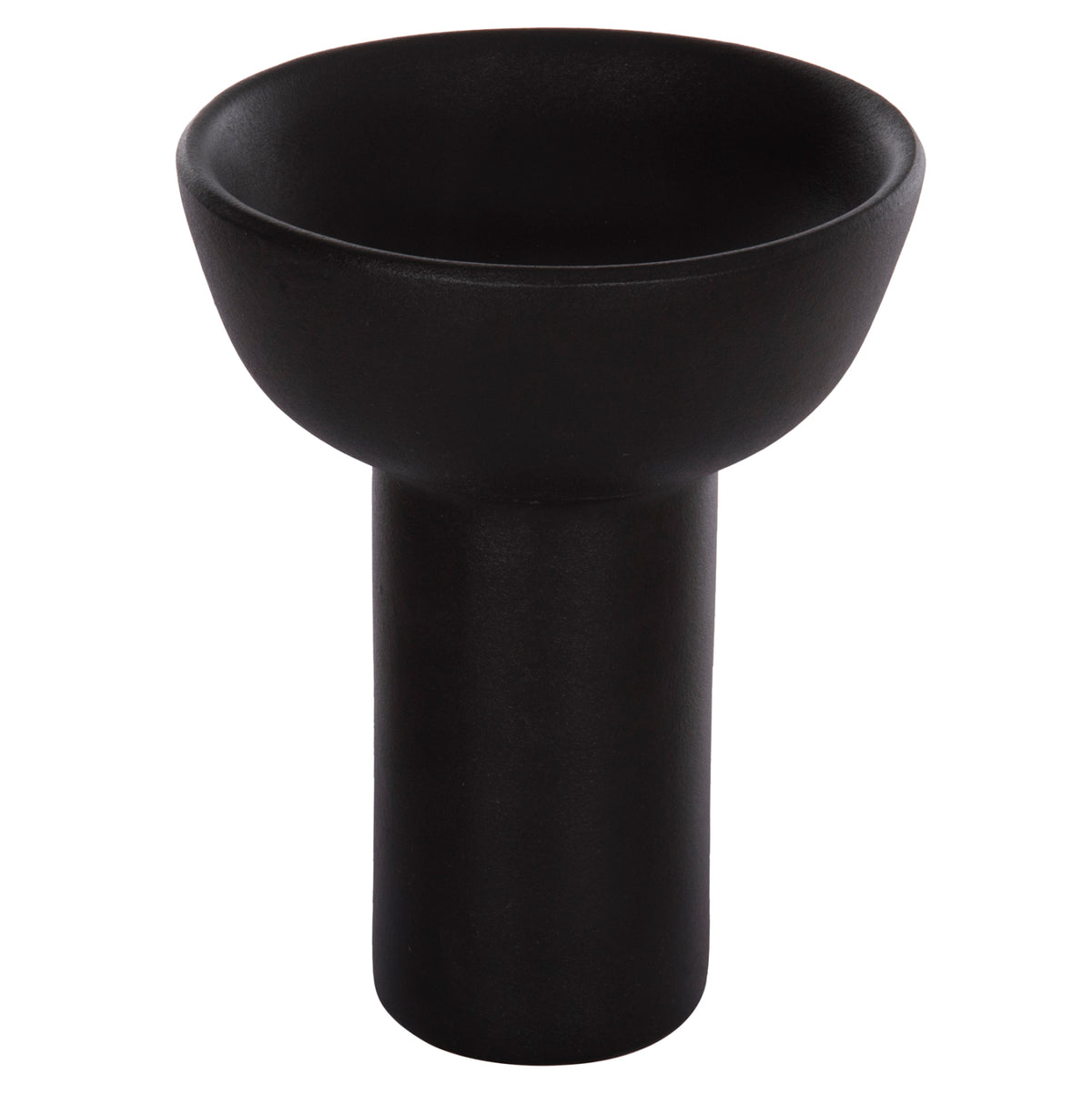 ΕΠΙΤΡΑΠΕΖΙΟ ΚΕΡΑΜΙΚΟ ΔΙΑΚΟΣΜΗΤΙΚΟ ELENDIL HM4603.02 ΜΑΥΡΟ ΜΑΤ Φ20x26.5Υεκ