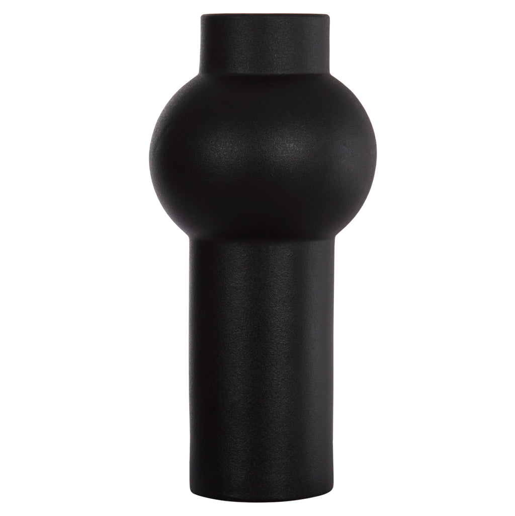 ΕΠΙΤΡΑΠΕΖΙΟ ΚΕΡΑΜΙΚΟ ΔΙΑΚΟΣΜΗΤΙΚΟ SCEPTER HM4605.02 ΜΑΥΡΟ ΜΑΤ Φ15x30Υ εκ.