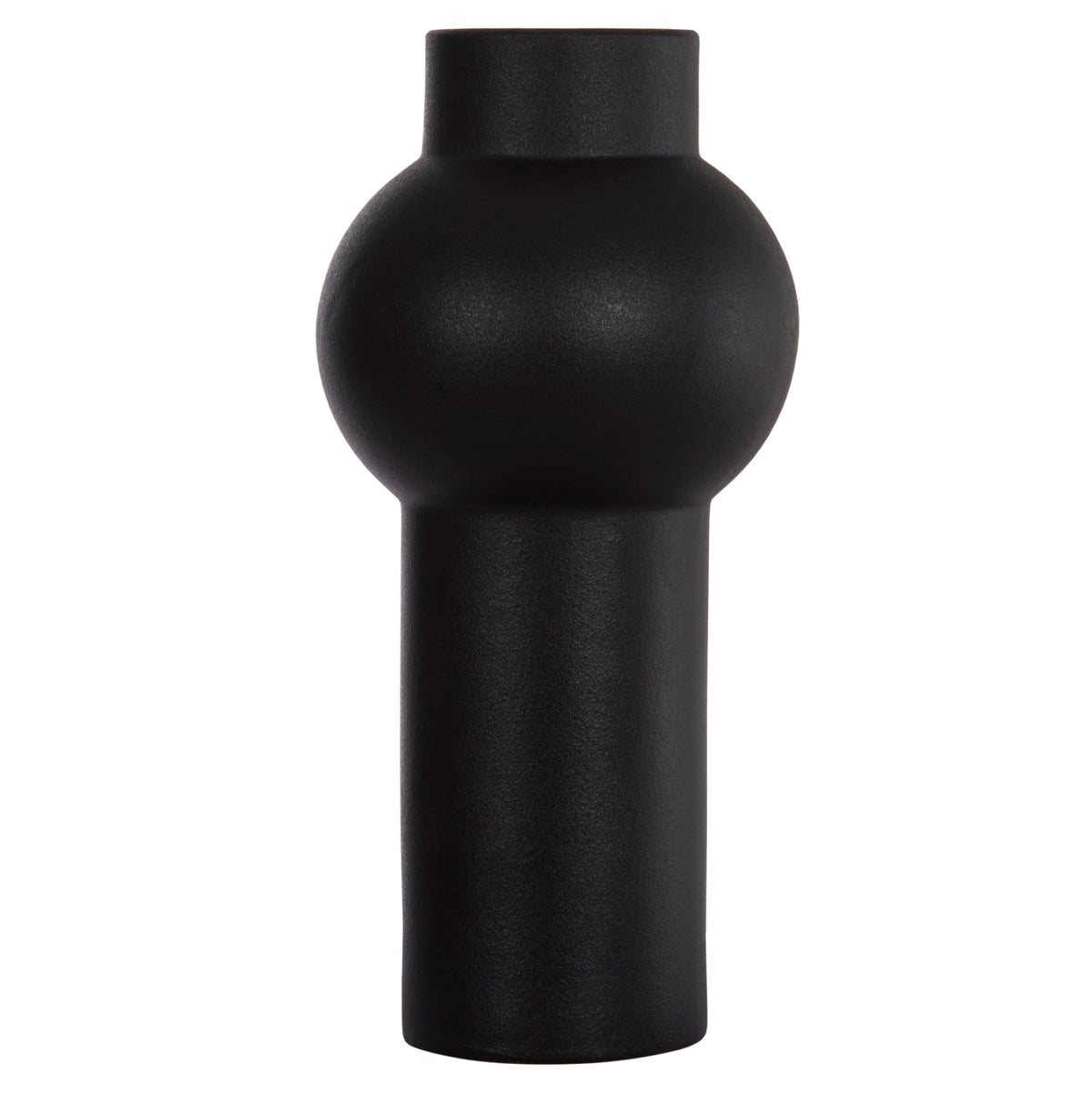 ΕΠΙΤΡΑΠΕΖΙΟ ΚΕΡΑΜΙΚΟ ΔΙΑΚΟΣΜΗΤΙΚΟ SCEPTER HM4605.02 ΜΑΥΡΟ ΜΑΤ Φ15x30Υ εκ.