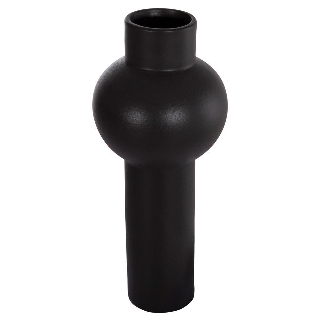 ΕΠΙΤΡΑΠΕΖΙΟ ΚΕΡΑΜΙΚΟ ΔΙΑΚΟΣΜΗΤΙΚΟ SCEPTER HM4604.02 ΜΑΥΡΟ ΜΑΤ Φ17x39Υεκ