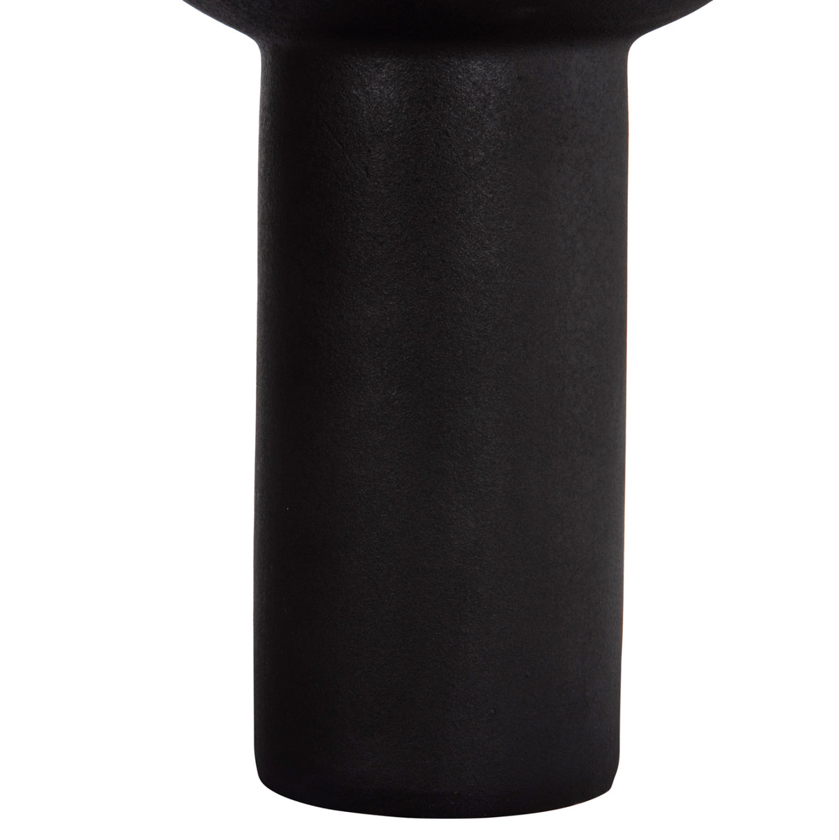 ΕΠΙΤΡΑΠΕΖΙΟ ΚΕΡΑΜΙΚΟ ΔΙΑΚΟΣΜΗΤΙΚΟ ELENDIL HM4602.02 ΜΑΥΡΟ ΜΑΤ Φ23x32Υ εκ