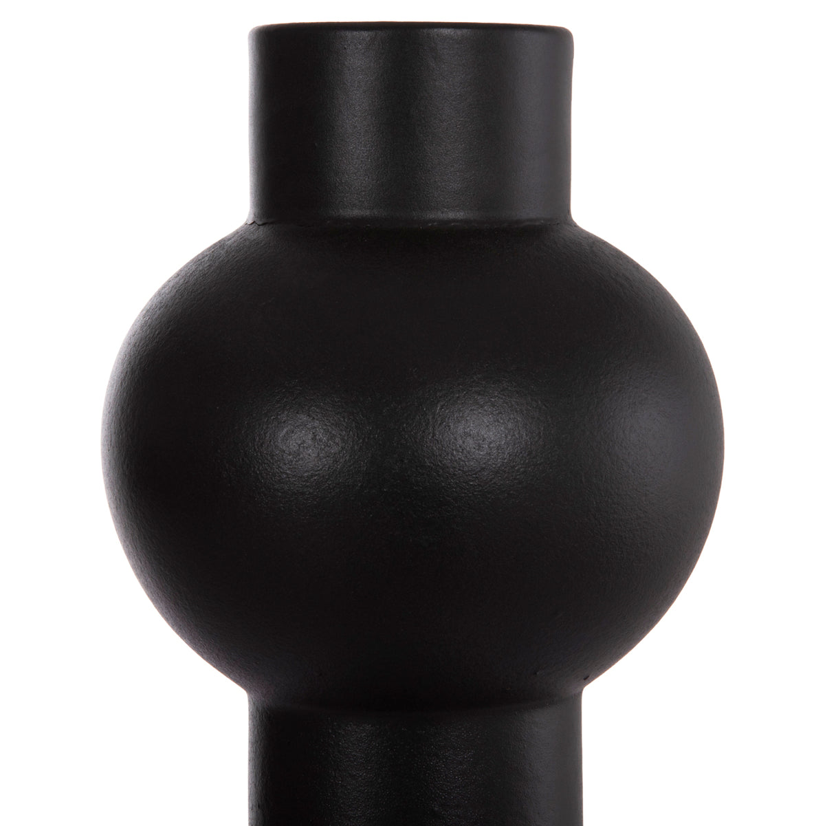 ΕΠΙΤΡΑΠΕΖΙΟ ΚΕΡΑΜΙΚΟ ΔΙΑΚΟΣΜΗΤΙΚΟ SCEPTER HM4604.02 ΜΑΥΡΟ ΜΑΤ Φ17x39Υεκ