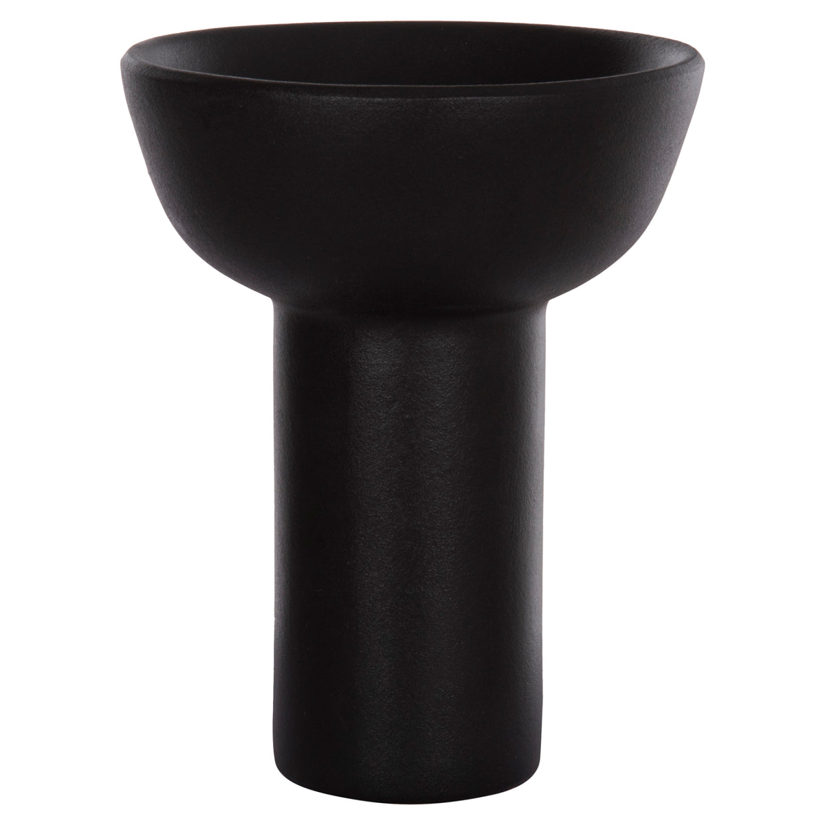 ΕΠΙΤΡΑΠΕΖΙΟ ΚΕΡΑΜΙΚΟ ΔΙΑΚΟΣΜΗΤΙΚΟ ELENDIL HM4603.02 ΜΑΥΡΟ ΜΑΤ Φ20x26.5Υεκ